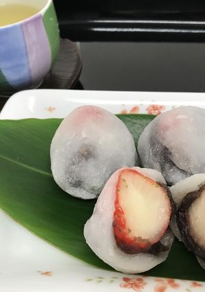 時短!!　もちもち♥いちご大福-レシピのメイン写真