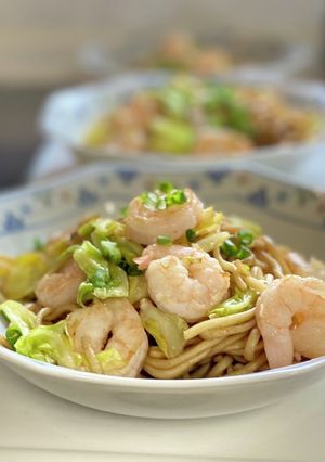 海老のカレー焼きそば-レシピのメイン写真
