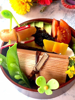 睦月27弁当おかず 白身魚の杉板蒸し-レシピのメイン写真