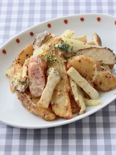 きのことポテトの粒マスタードいため-レシピのメイン写真
