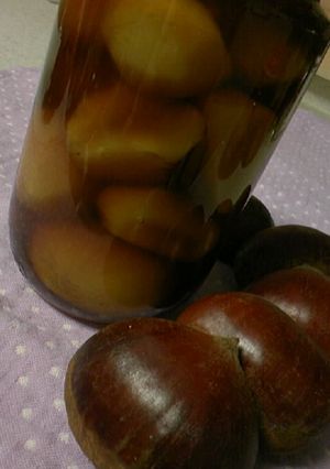 キビ砂糖で♪優しいお味の栗の甘露煮-レシピのメイン写真