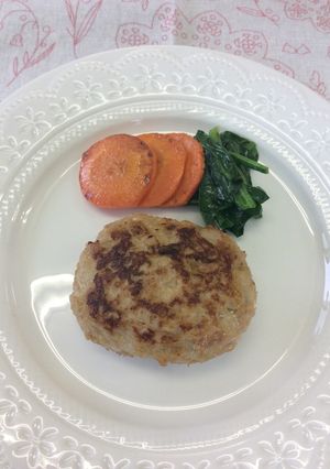 【幼児食】れんこんハンバーグ-レシピのメイン写真