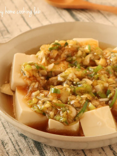 ねぎダレが美味しい温豆腐-レシピのメイン写真