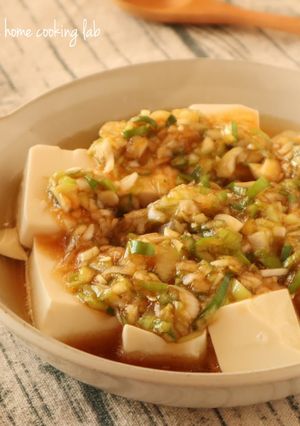 ねぎダレが美味しい温豆腐-レシピのメイン写真
