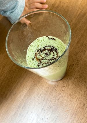 偏食息子との闘い!小松菜スムージー-レシピのメイン写真