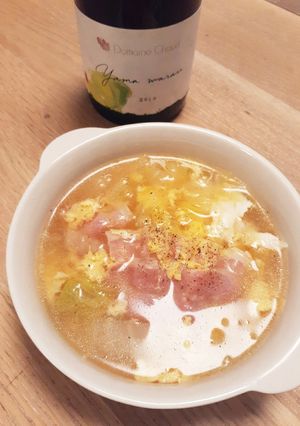 ワインに合う♪白菜のにんにくスープ-レシピのメイン写真