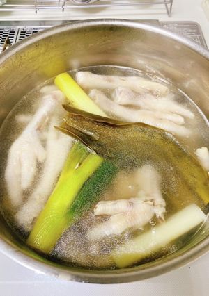 美肌効果アップ鶏コラーゲンスープ-レシピのメイン写真