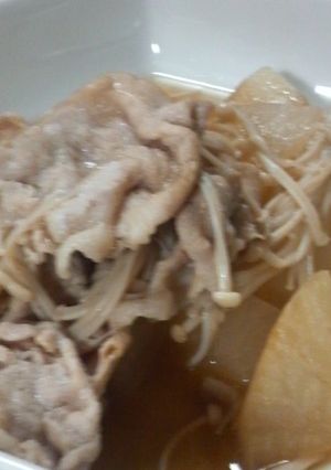 焼き大根のさっぱり肉煮-レシピのメイン写真