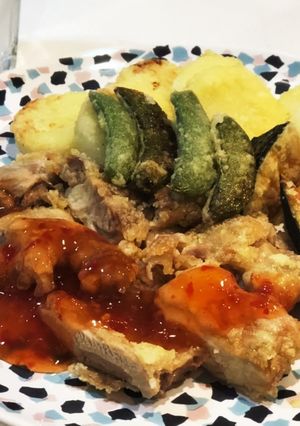 鶏肉のオリーブ揚げ-レシピのメイン写真