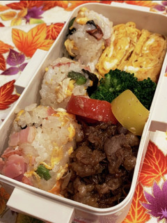 ベーコンと卵 韓国海苔のおにぎり-レシピのメイン写真