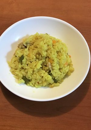 カレーコンソメで作る炊飯器カレーピラフ-レシピのメイン写真