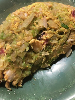 減量飯 タコとキャベツのオムレツ-レシピのメイン写真