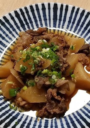 グルラボで牛肉と大根のピリ辛煮-レシピのメイン写真