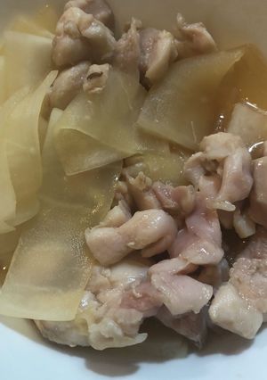 減量飯　レンジで簡単　ぷりぷり鶏もも肉-レシピのメイン写真