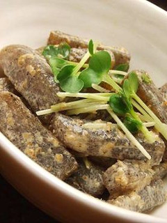 炒りこんにゃくの胡麻からし和え☆-レシピのメイン写真