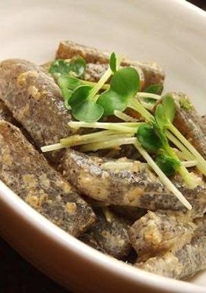 炒りこんにゃくの胡麻からし和え☆-レシピのメイン写真