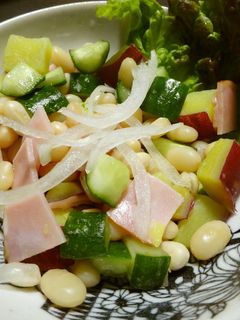 白いんげん豆とさつまいものサラダ-レシピのメイン写真