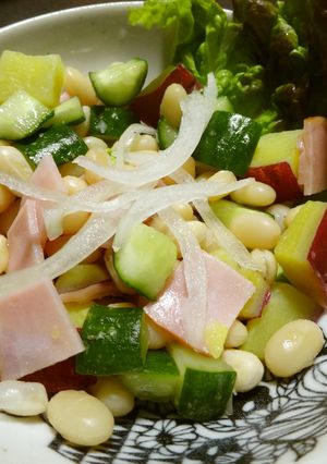 白いんげん豆とさつまいものサラダ-レシピのメイン写真