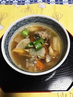 あったま〜るつみれ汁♪-レシピのメイン写真