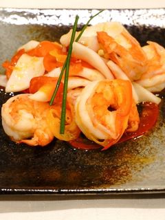 海老とイカの葱油炒め-レシピのメイン写真