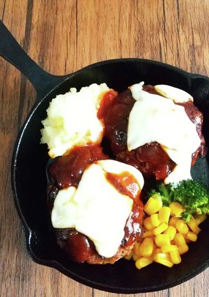 我が家の定番レシピ☆ハンバーグ♪-レシピのメイン写真