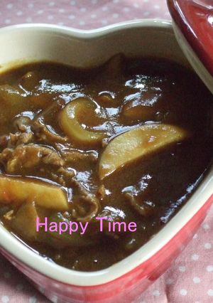 玉ねぎトロリ♫♬☆牛肉ときのこのカレー♡-レシピのメイン写真