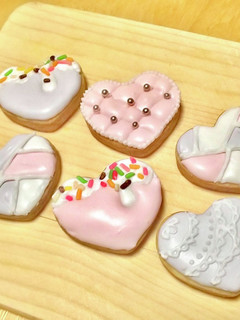バレンタイン アイシングクッキー-レシピのメイン写真