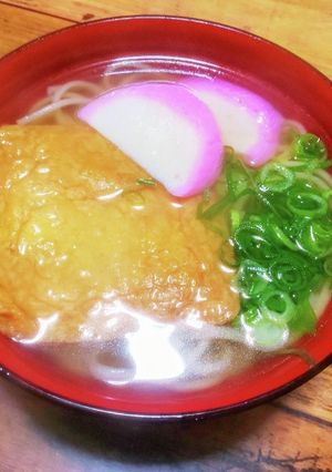 糖質吸収穏やか ヘルシーきつねうどん-レシピのメイン写真