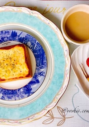 美味しいチーズトースト 簡単パン料理-レシピのメイン写真