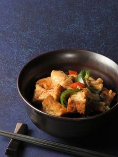 簡単!鶏肉と厚揚げのオイスターソース炒め-レシピのメイン写真