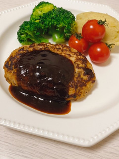 減塩豆腐ハンバーグとなかまたち-レシピのメイン写真