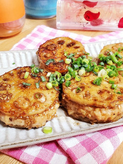 蓮根の挟み焼き-レシピのメイン写真