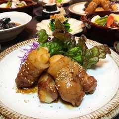 รูปของ 長芋の肉巻き照り焼き
