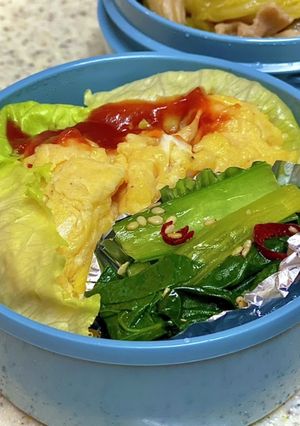 小松菜中華サラダ^_^ タロの弁当94-レシピのメイン写真