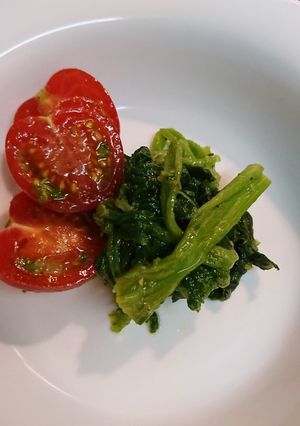 菜の花とトマトの和え物-レシピのメイン写真