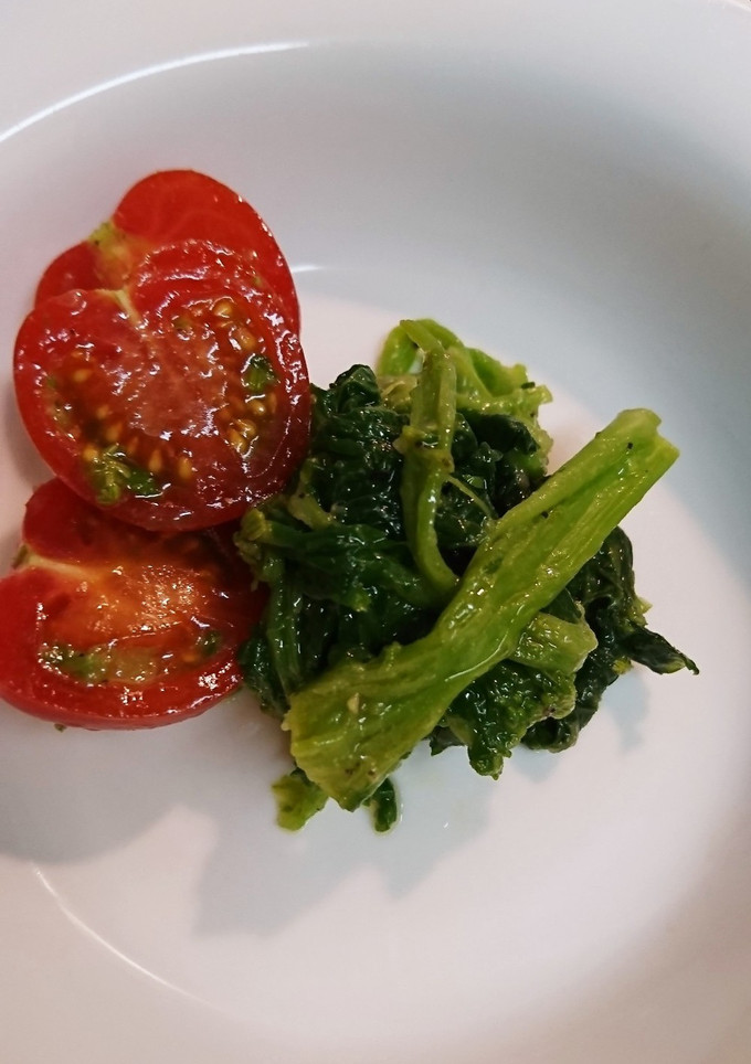 菜の花とトマトの和え物-レシピのメイン写真