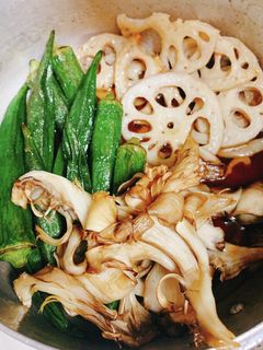 素揚げ野菜のおひたし-レシピのメイン写真