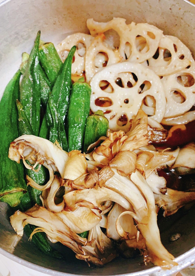 素揚げ野菜のおひたし-レシピのメイン写真
