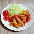 *豚肉とパプリカのオイスターソース炒め*