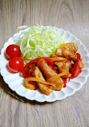 ＊豚肉とパプリカのオイスターソース炒め＊-レシピのメイン写真