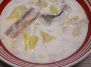 塩鱈入り ベーコンポテトスープ-レシピのメイン写真