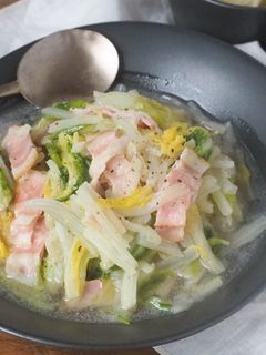 簡単♪白菜とベーコンのうま煮-レシピのメイン写真