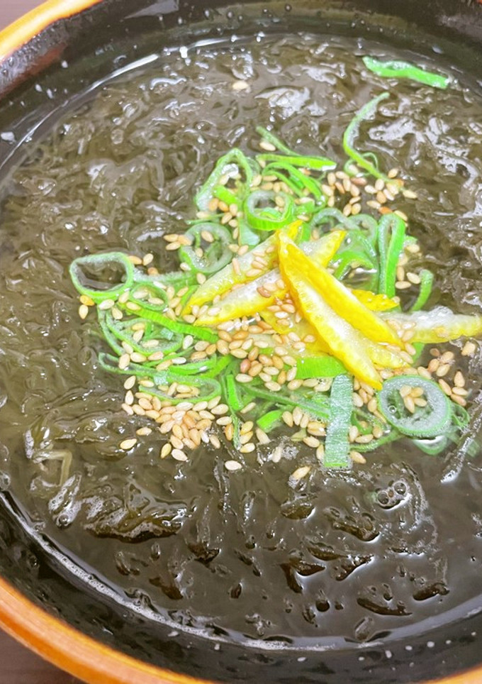 〆やダイエットに！　もずくにゅうめん風♡-レシピのメイン写真