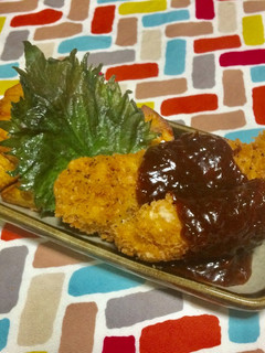 超簡単☆バーベキュー味が旨い!ささみカツ-レシピのメイン写真