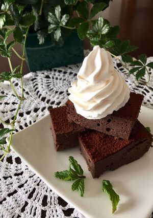 ☘レンチン！簡単おからのガトーショコラ☘-レシピのメイン写真