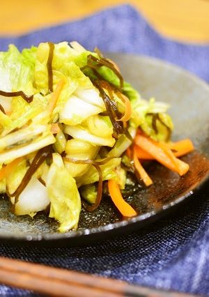 白菜使い切り♬白菜の松前漬け風浅漬サラダ-レシピのメイン写真