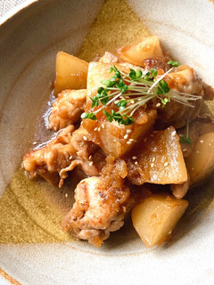 時短!メイン材料2つのとり大根煮-レシピのメイン写真