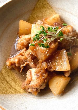 時短！メイン材料2つのとり大根煮-レシピのメイン写真