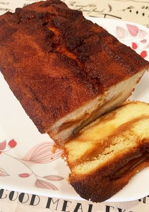 かんたんアップルキャラメルパウンドケーキ-レシピのメイン写真
