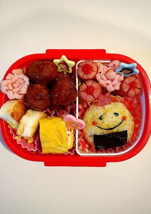 簡単！年少さんの幼稚園お弁当♡-レシピのメイン写真